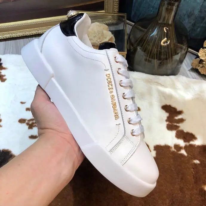 Dolce & Gabbana Women’s White Sneakers Metroutfits