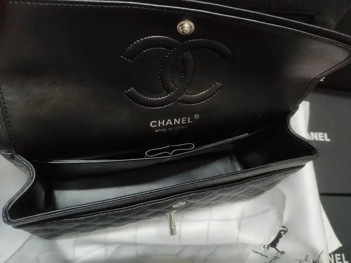 Chanel Crossbody Bag – Medium Caviar Double Flap Metroutfits