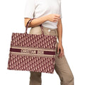 Christian Dior Book Tote Burgundy 41 cm Metroutfits