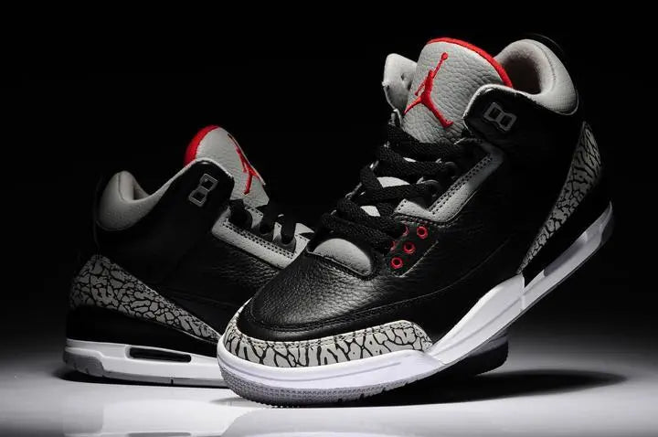 Air Jordan Retro 3 Sneakers Black – New with Tag & Original Box Metroutfits