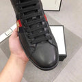 Gucci Ace Bee Star Embroidered Black Sneakers – New with Tag and Box Metroutfits