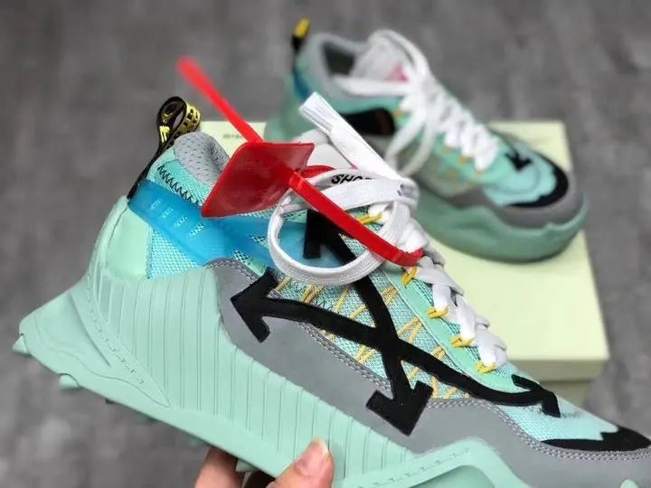 Off-White Wmns ODSY Baby Blue Black Sneakers Metroutfits