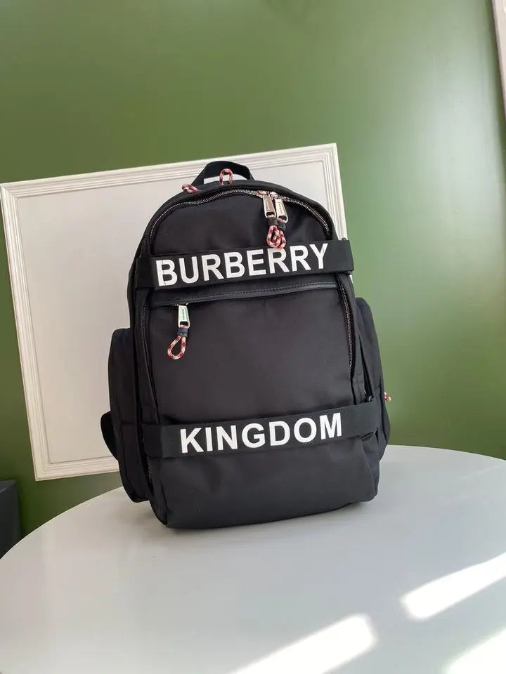 Burberry Nevis Backpack with "Kingdom" Writing Metroutfits