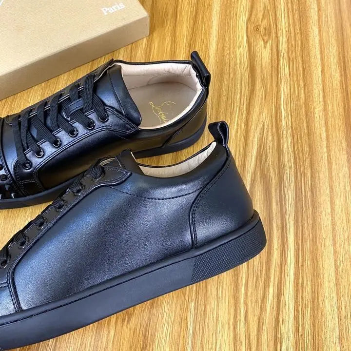 Christian Louboutin Black Sneakers – New with Tag and Original Box Metroutfits
