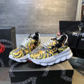 Versace Yellow Black Sneakers – New with Tag and Original Box Metroutfits