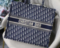 Christian Dior Small Book Tote Canvas Bag 41.5 cm New with Tag Metroutfits