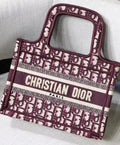 Christian Dior Mini Book Tote Dior Oblique Embroidered Canvas Bag 23 cm New Metroutfits