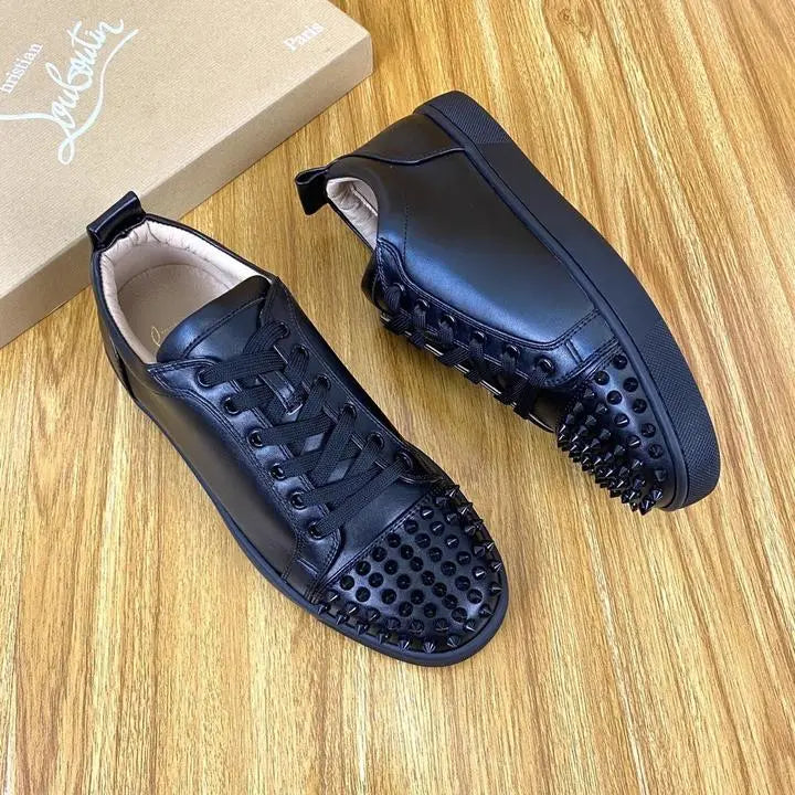 Christian Louboutin Black Sneakers – New with Tag and Original Box Metroutfits