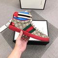 Gucci Ace GG Supreme Mid-Top Blue Beige Sneakers Metroutfits