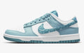 Nike Dunk Low Blue Paisley Sneakers Men & Women Metroutfits
