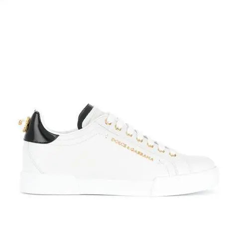 Dolce & Gabbana Women’s White Sneakers Metroutfits