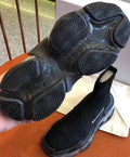 Balenciaga Triple S Air Knit Sock Black Women’s Sneaker Metroutfits