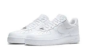 Nike Air Force 1 Low ’07 White Sneakers New with Box Metroutfits