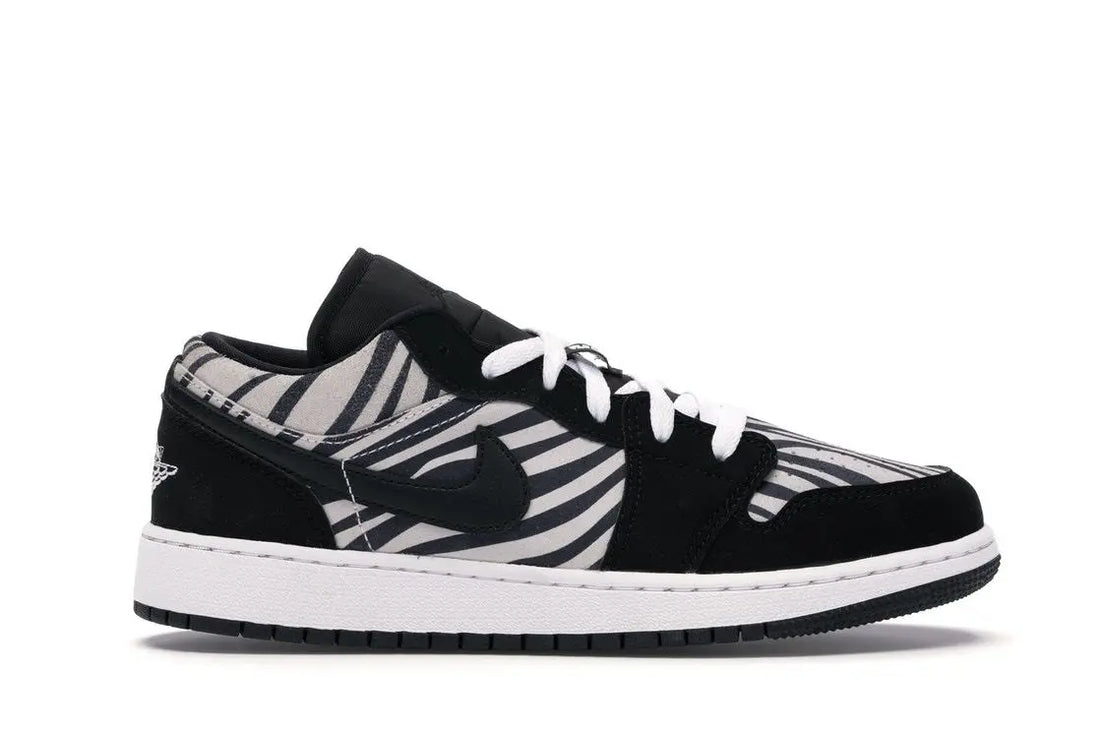 Jordan AJ1 Low Zebra Retro Sneakers New with Tag & Box Metroutfits