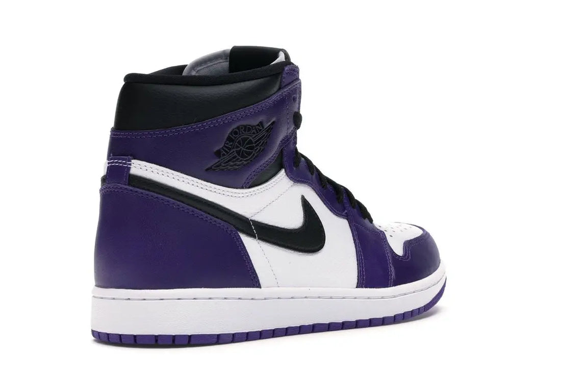 Nike x Jordan Air Jordan 1 Purple Retro Sneakers New with Tag & Box Metroutfits