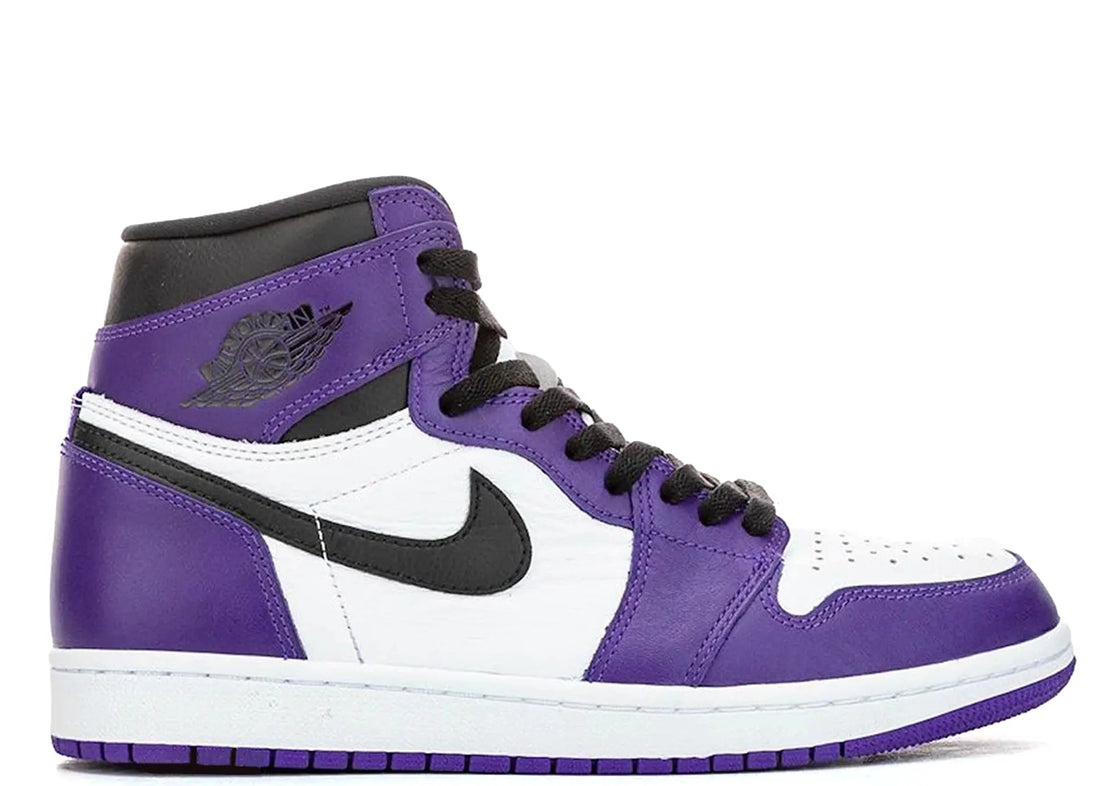 Nike x Jordan Air Jordan 1 Purple Retro Sneakers New with Tag & Box Metroutfits