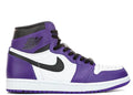 Nike x Jordan Air Jordan 1 Purple Retro Sneakers New with Tag & Box Metroutfits