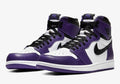 Nike x Jordan Air Jordan 1 Purple Retro Sneakers New with Tag & Box Metroutfits