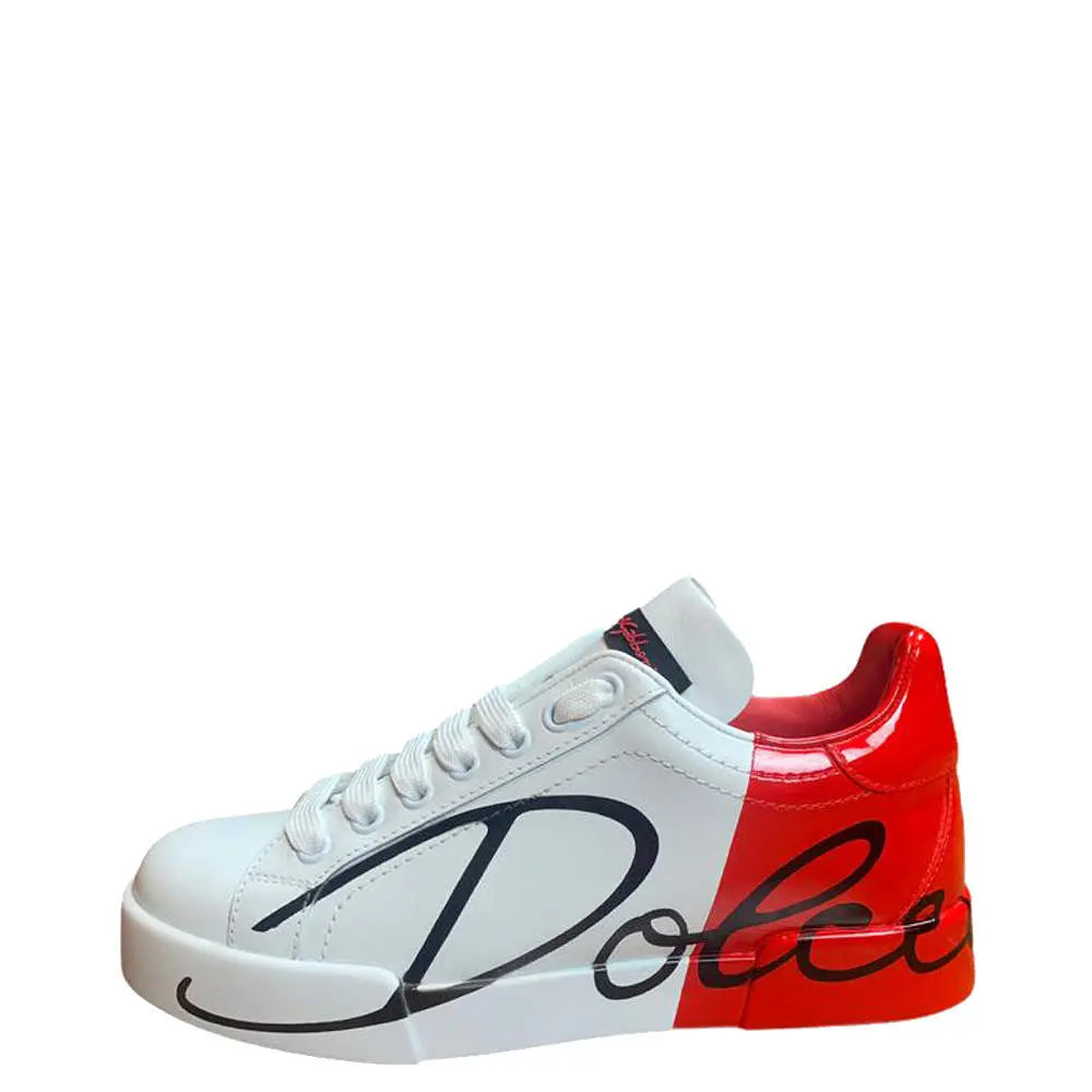 Dolce & Gabbana Low-Top Leather Sneakers Metroutfits