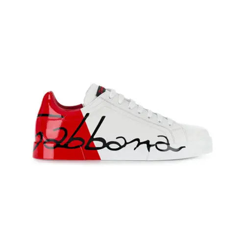 Dolce & Gabbana Low-Top Leather Sneakers Metroutfits