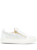Giuseppe Zanotti Classic Gold Zip Sneakers Metroutfits