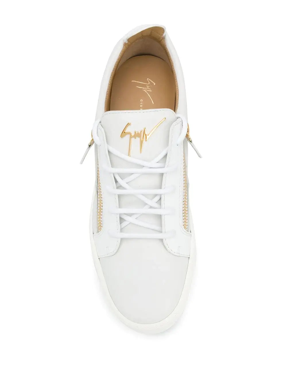 Giuseppe Zanotti Classic Gold Zip Sneakers Metroutfits