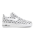 Nike Air Force 1 '07 QS Air Emblazoned White Black Sneaker Metroutfits