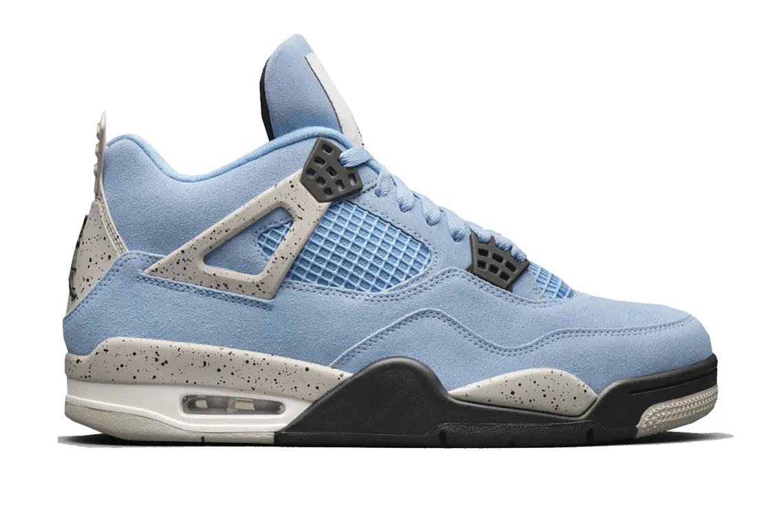 Jordan AJ4 University Blue Retro 4 Sneakers New with Tags Metroutfits