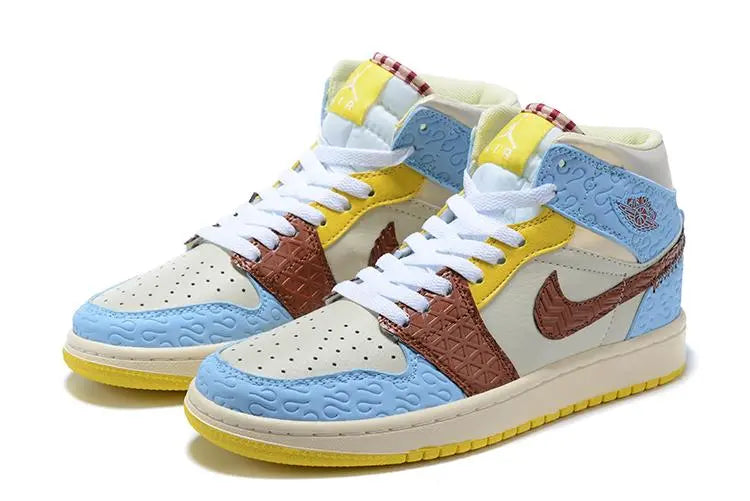Nike x Jordan Air Jordan Retro High B/B/Y Sneakers New with Tag & Box Metroutfits