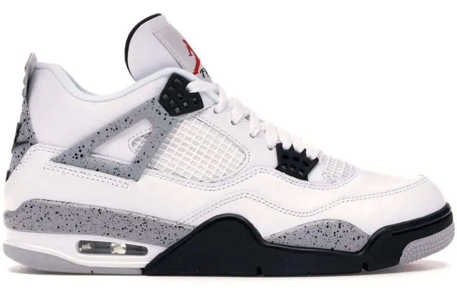 Air Jordan 4 Retro White Cement Basketball Shoes New Metroutfits